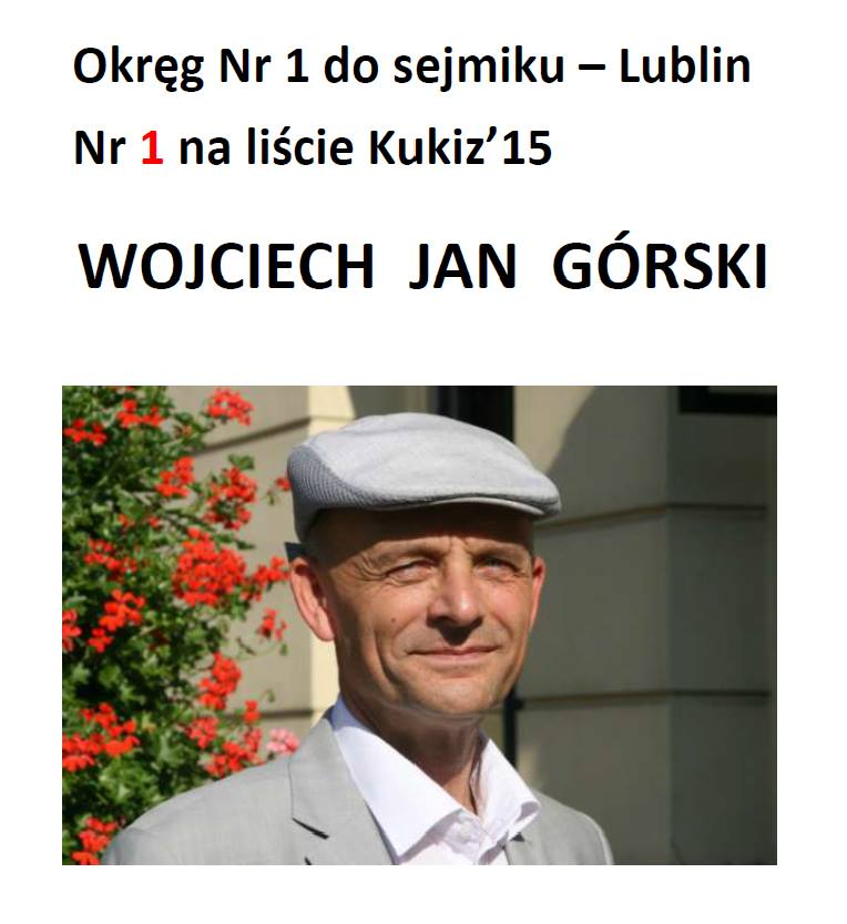 Sejmik - plakat wyborczy